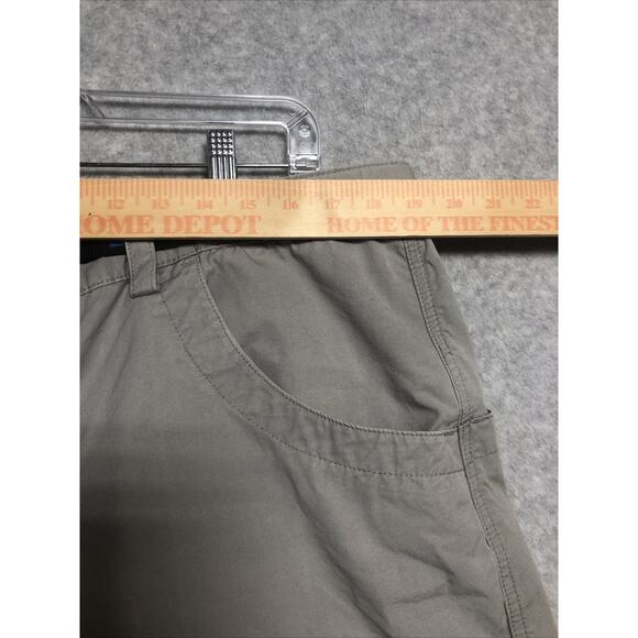 KAVU Stand Up Belted Belt Hiking Fishing Tan Shorts Mens XXL Fits 40x8 Canvas - Picture 6 of 11